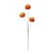 Melrose; Melrose 25.75" Orange & Brown Artificial Plush Fall Pumpkin Sprays, 2ct.; Category:Stems; Image:5